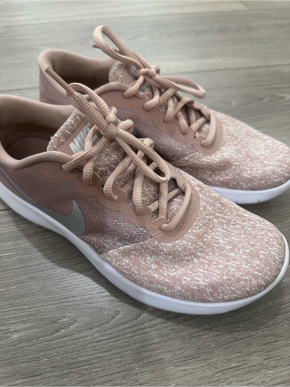 Nike Women’s Pink Knit Running Sneakers